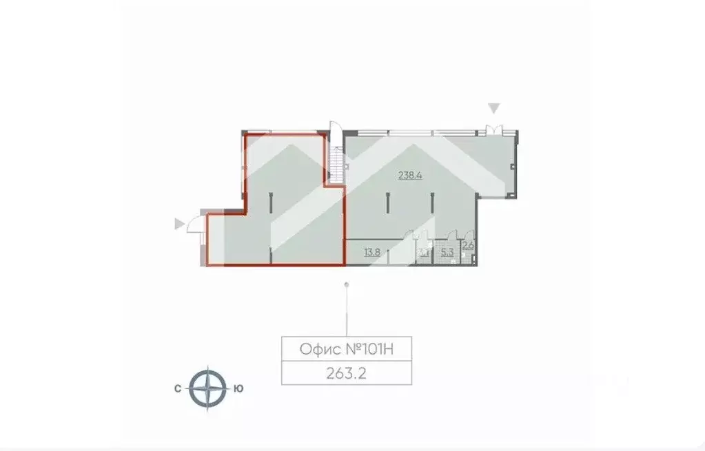 Помещение свободного назначения в Москва ул. Авиаторов, 1 (113 м) - Фото 2