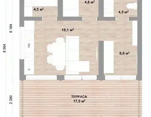 Дом в Ивановская область, Иваново Кохомское ш. (53 м) - Фото 1