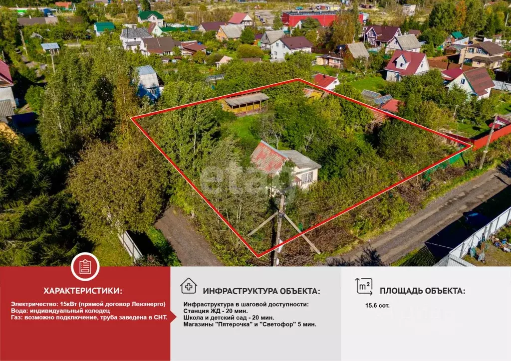 Участок в Ленинградская область, Всеволожский район, Лесколовское ... - Фото 2