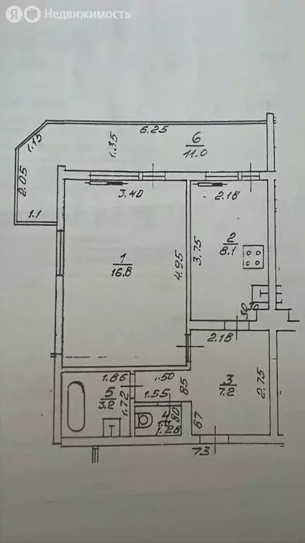 1-комнатная квартира: Сочи, Калиновая улица, 30 (48 м) - Фото 2