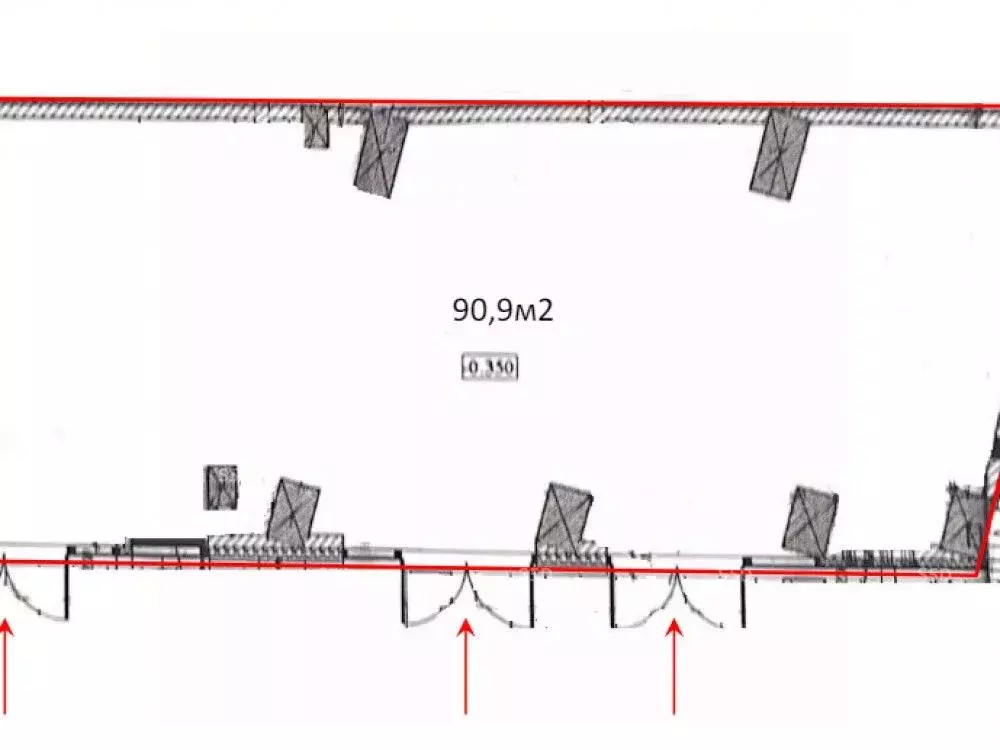 Торговая площадь в Москва Автозаводская ул., 23Бк2 (91 м) - Фото 2