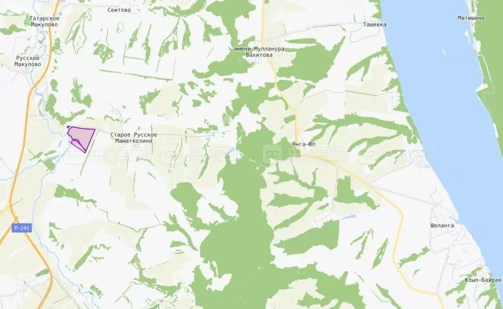 Участок в деревня Новое Русское Маматкозино, Луговая улица, 1 (7435 м) - Фото 0