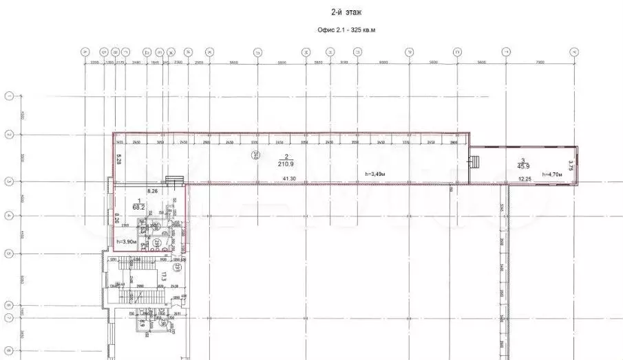 Аренда офисного помещения 325 м2 - Фото 0