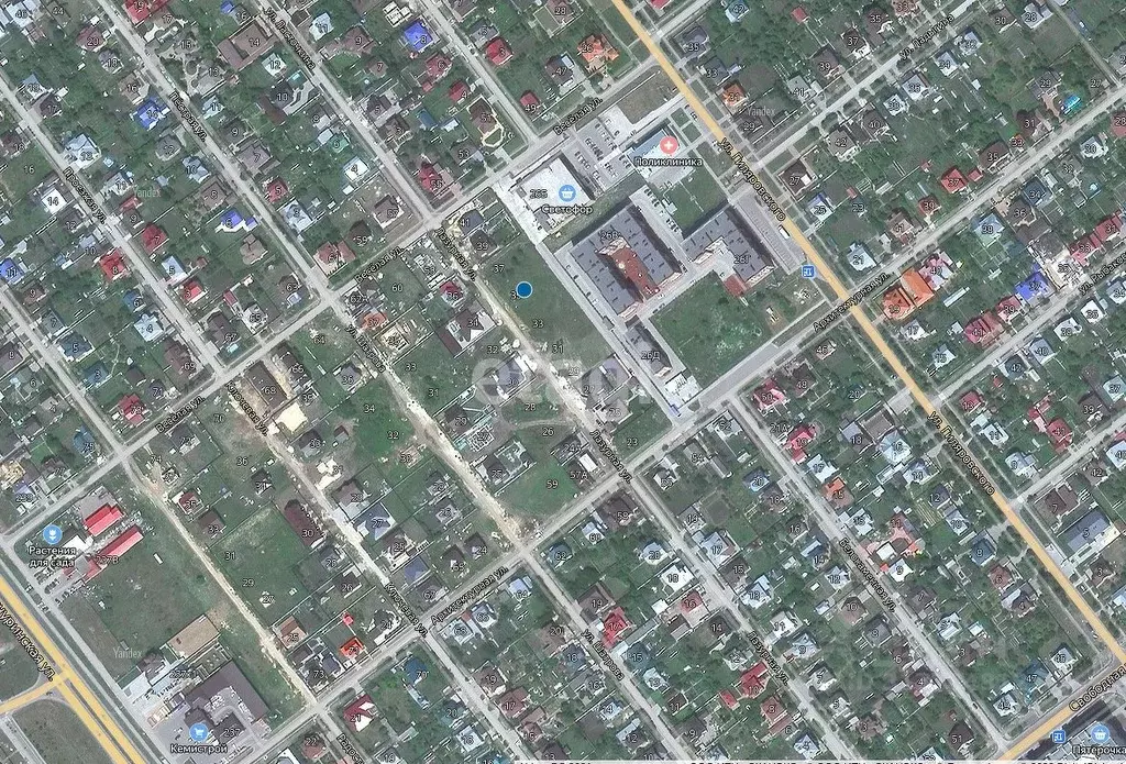 Участок в Тамбовская область, Тамбов Лазурная ул., 35 (9.2 сот.) - Фото 0