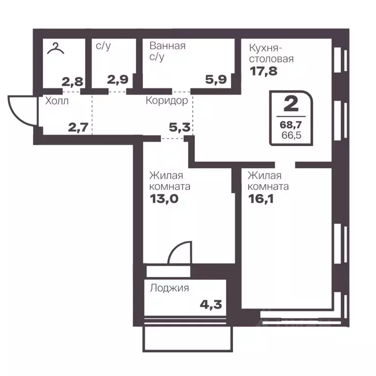 2-к кв. Челябинская область, Магнитогорск Голос Притяжение жилой ... - Фото 1