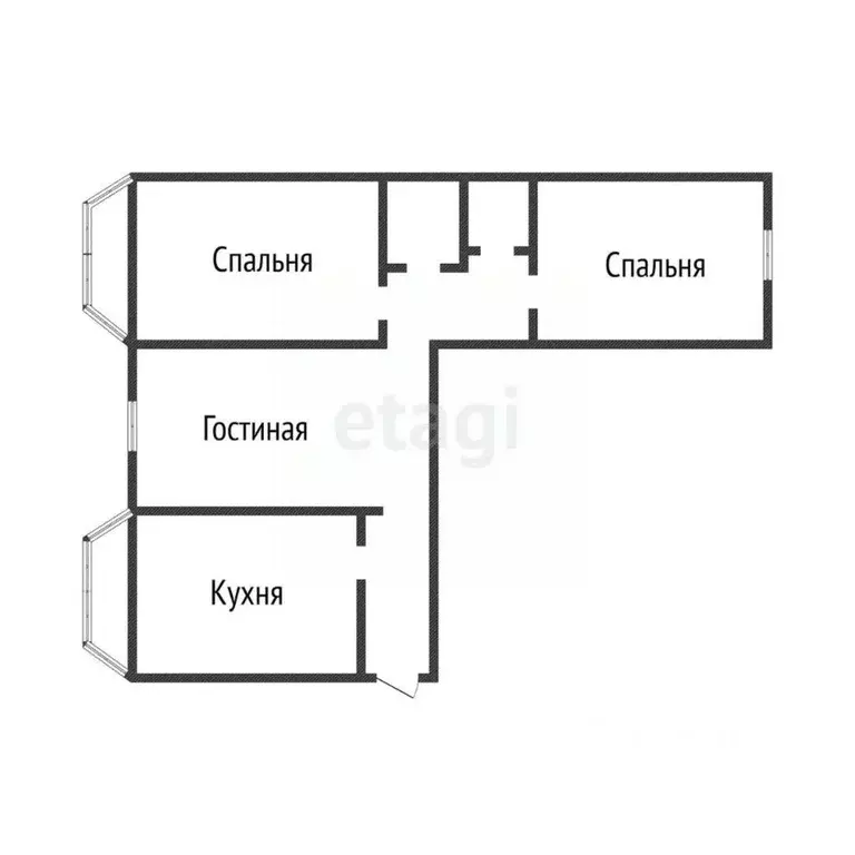 3-к кв. Дагестан, Махачкала ул. Мурсалова, 59Т (92.0 м) - Фото 1