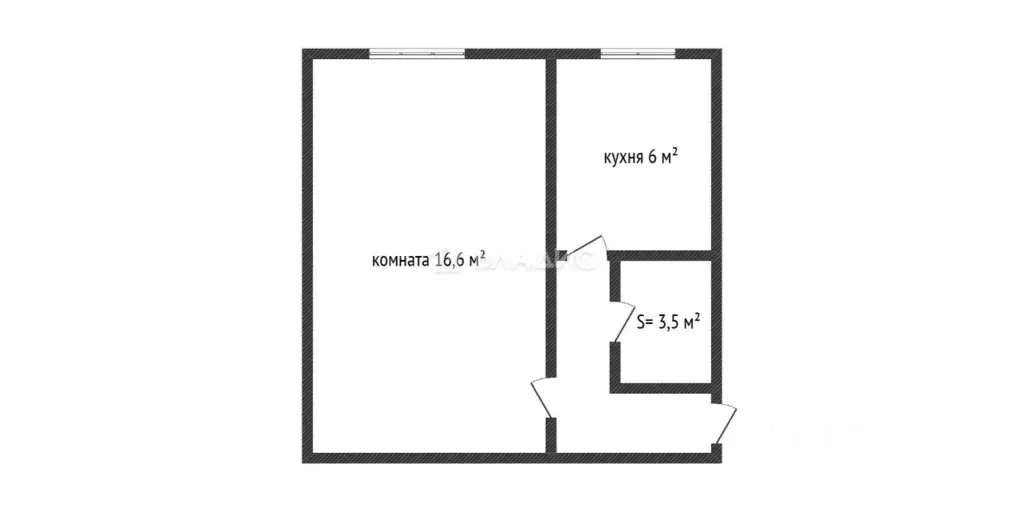 1-к кв. Адыгея, Майкоп Краснооктябрьская ул., 67 (32.0 м) - Фото 2