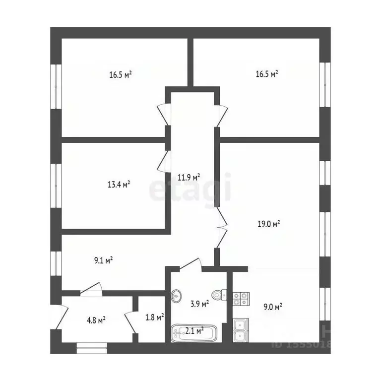 Дом в Самарская область, Кинель Хвойная ул., 38 (120 м) - Фото 2