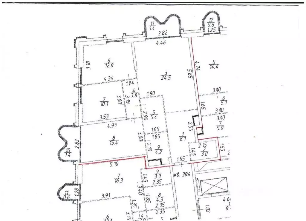 3-комнатная квартира: Москва, СВАО, район Ростокино, ЖК Союз, к1 (88 ... - Фото 1
