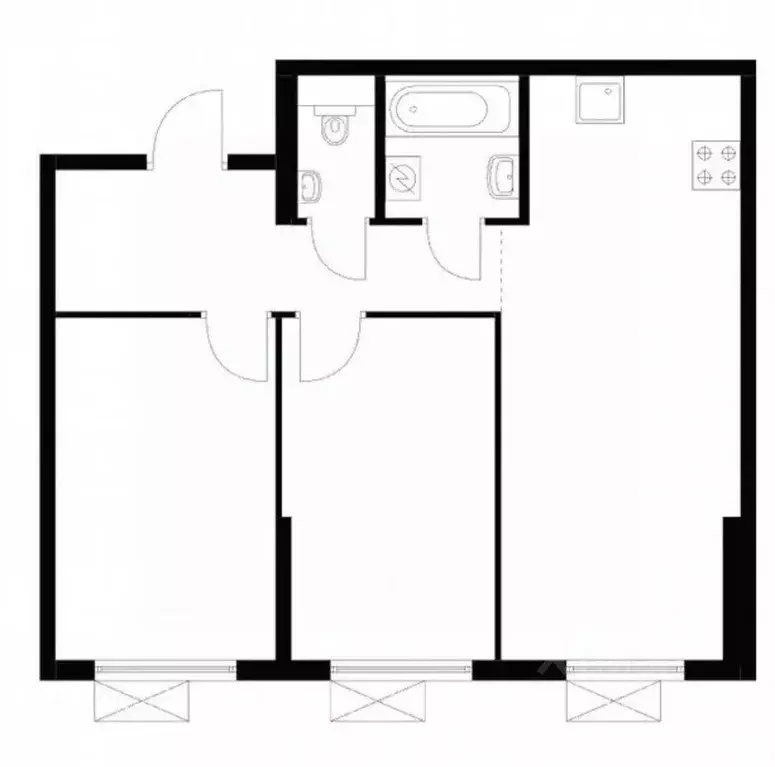 2-к кв. Москва Люблинская ул., 76к2 (56.4 м) - Фото 2