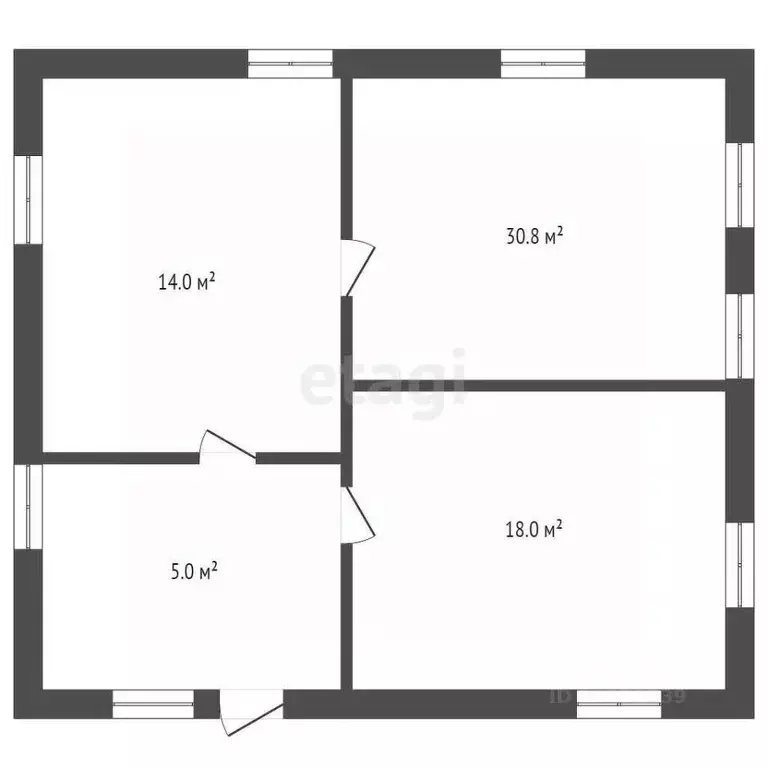 Дом в Башкортостан, Ишимбайский район, с. Петровское Мостовая ул. (68 ... - Фото 2