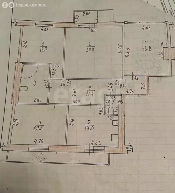 4-комнатная квартира: Казань, Чистопольская улица, 20А (153 м) - Фото 1