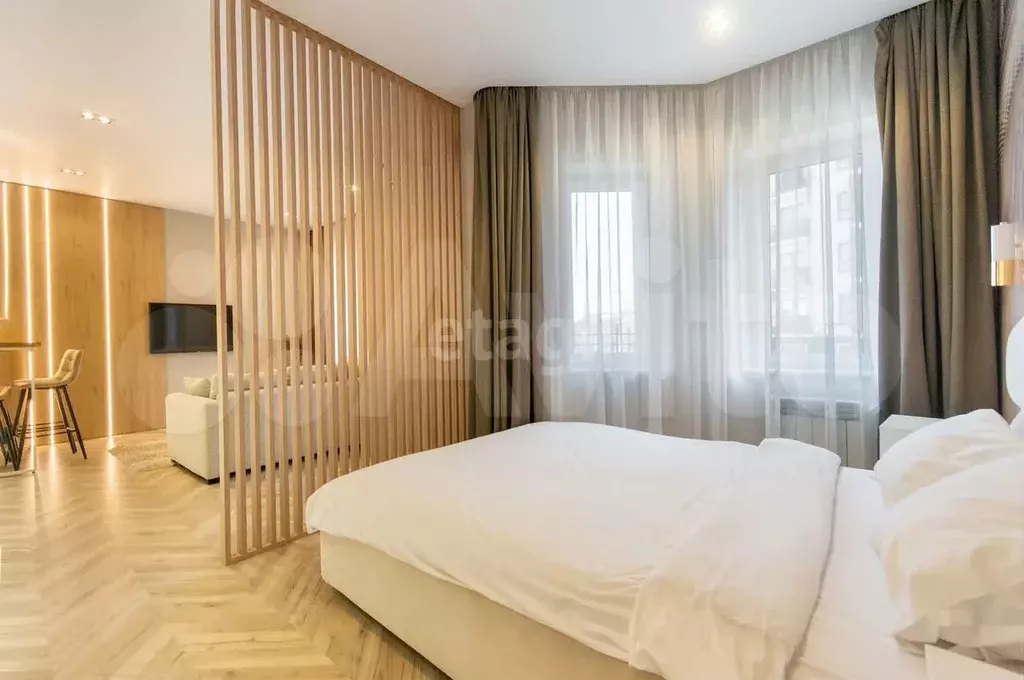 Квартира-студия, 41,4 м, 1/5 эт. - Фото 1
