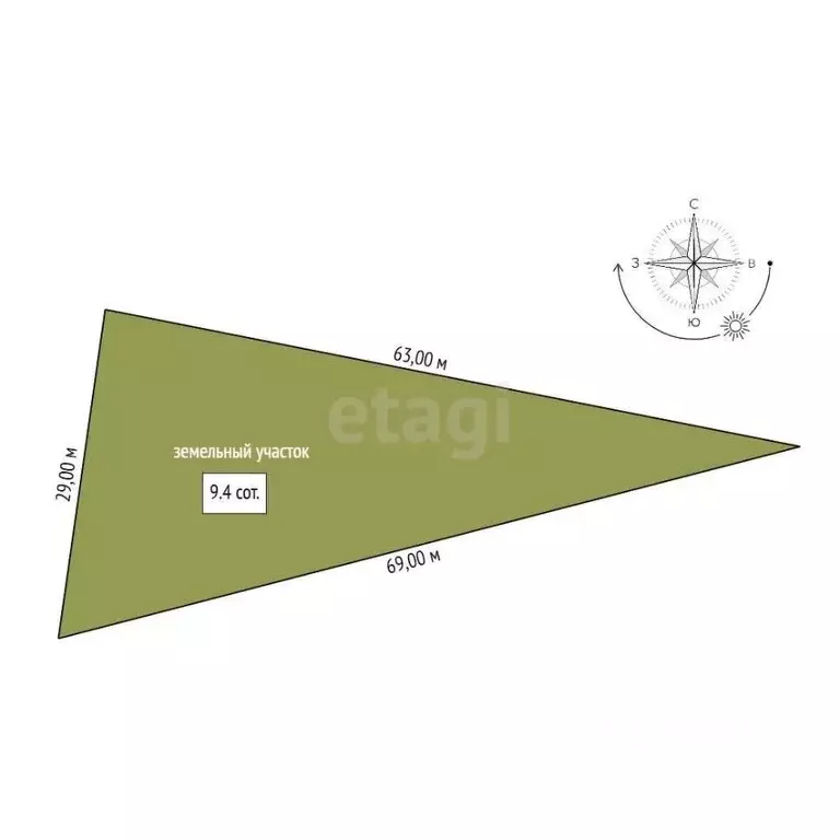 Участок в Амурская область, Благовещенский район, с. Кантон-Коммуна ... - Фото 2