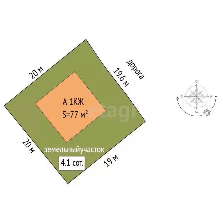 Дом в Тюменская область, Тюмень Юбилей садовое товарищество, ул. ... - Фото 1