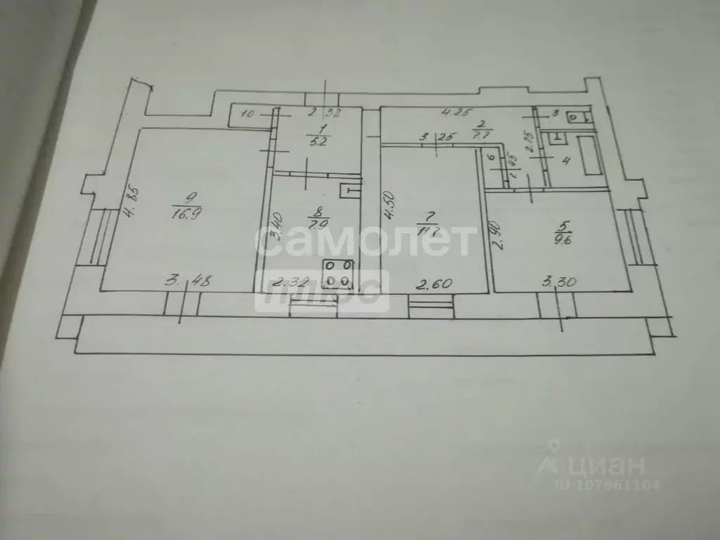 3-к кв. Липецкая область, Липецк Московская ул., 85 (64.7 м) - Фото 2
