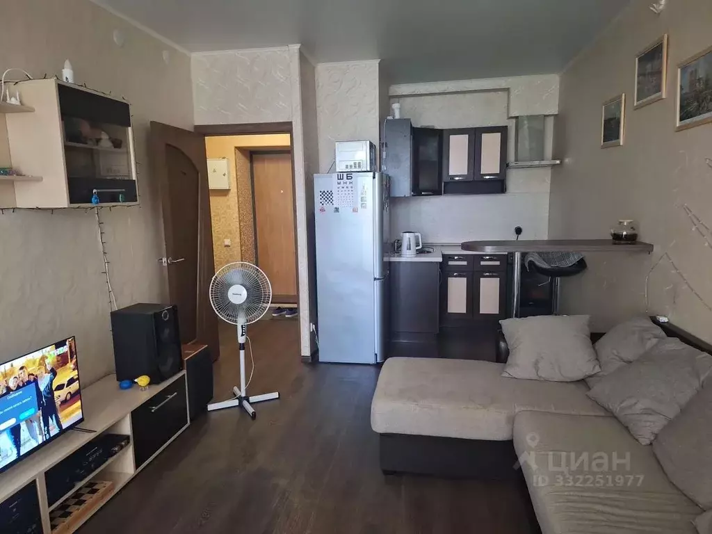1-к кв. Татарстан, Казань ул. Адоратского, 4а (38.8 м) - Фото 1