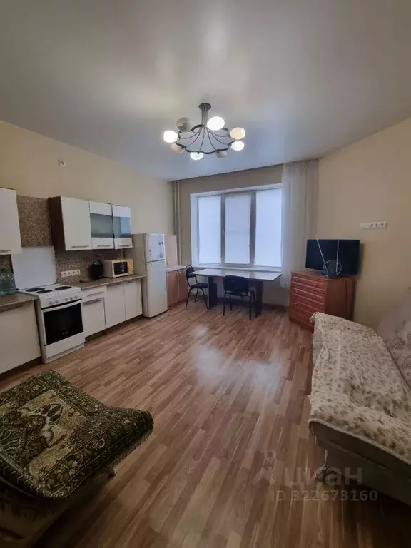 1-к кв. Калужская область, с. Совхоз Боровский ул. Молодежная, 13 ... - Фото 1