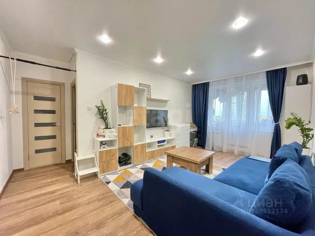 2-к кв. Татарстан, Казань ул. Латышских Стрелков, 5 (46.9 м) - Фото 1