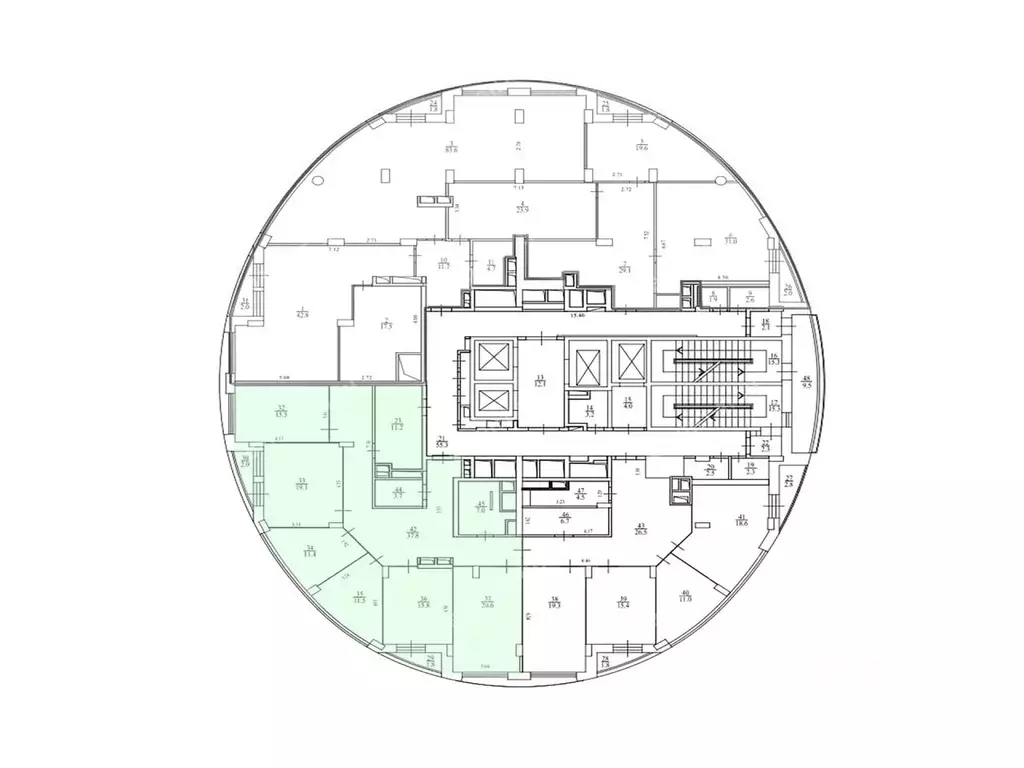 Офис в Москва Поклонная ул., 3к1 (179 м) - Фото 2