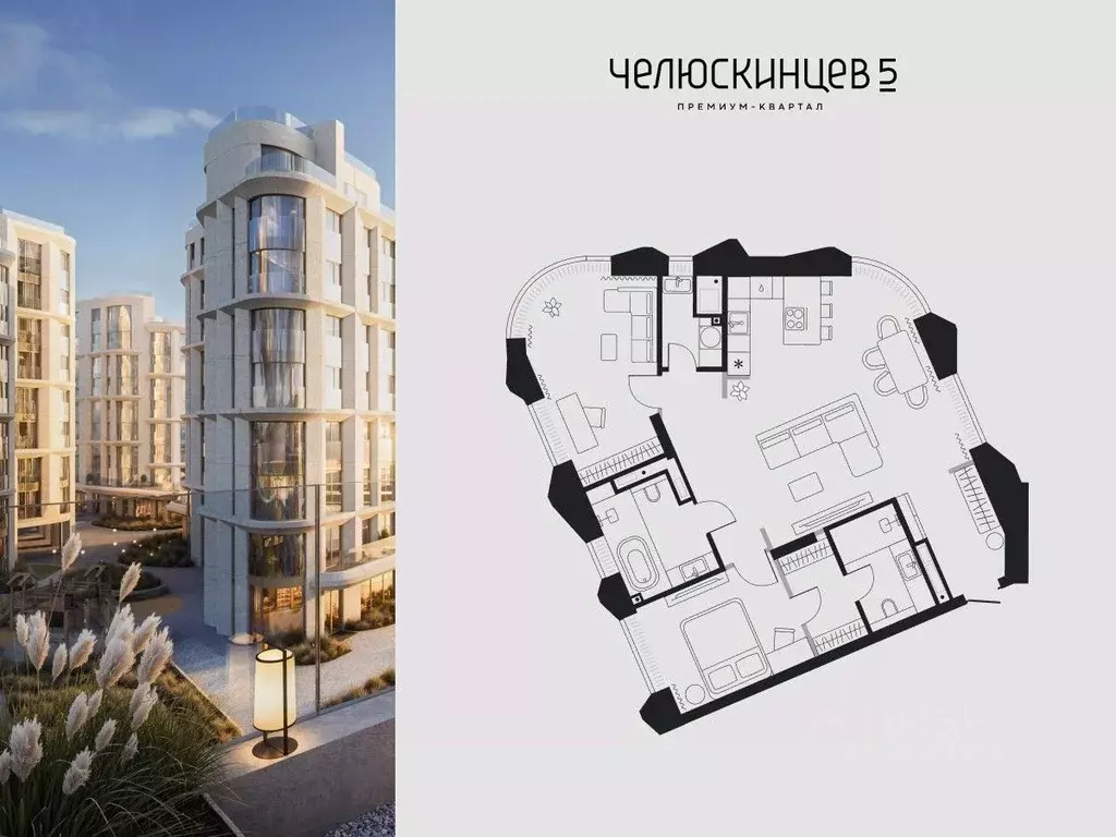 2-к кв. Тюменская область, Тюмень  (88.0 м) - Фото 0
