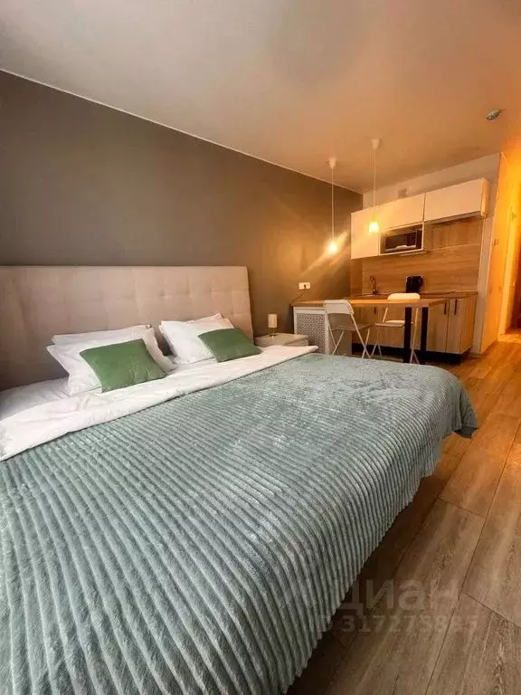 Студия Санкт-Петербург ул. Салова, 61 (30.0 м) - Фото 1