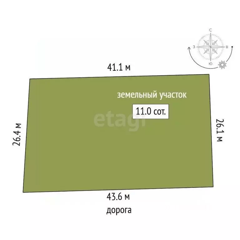 Участок в Марий Эл, Медведевский район, Шойбулакское с/пос, д. Новая ... - Фото 1