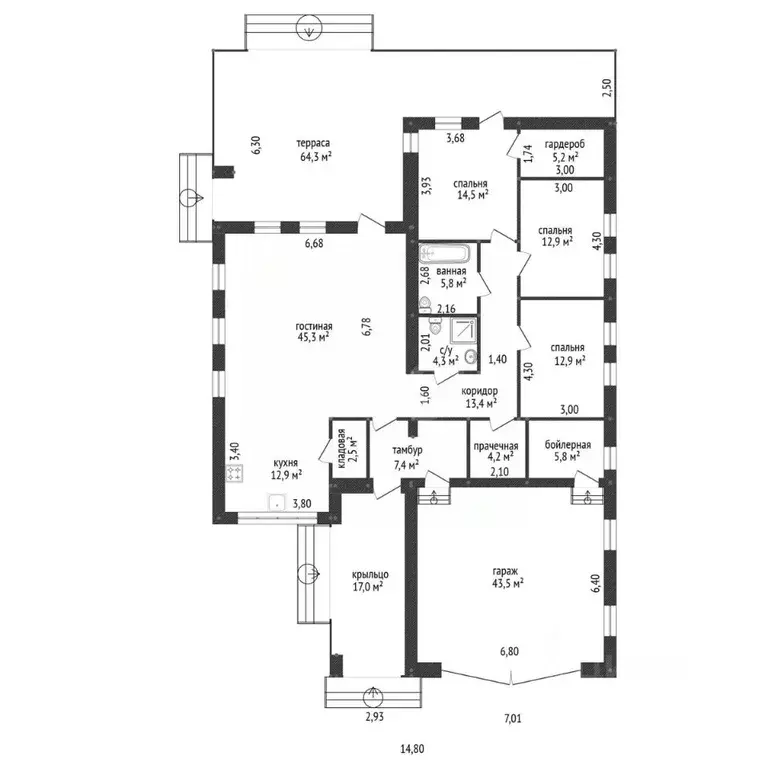 Дом в Башкортостан, Уфимский район, Русско-Юрмашский сельсовет, д. ... - Фото 2