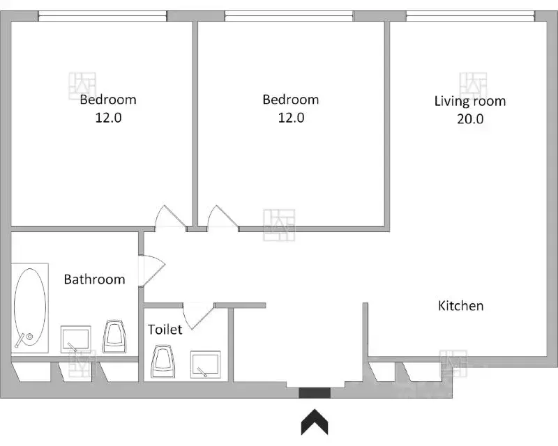 3-к кв. Москва Новоданиловская наб., 8к1 (59.1 м) - Фото 2