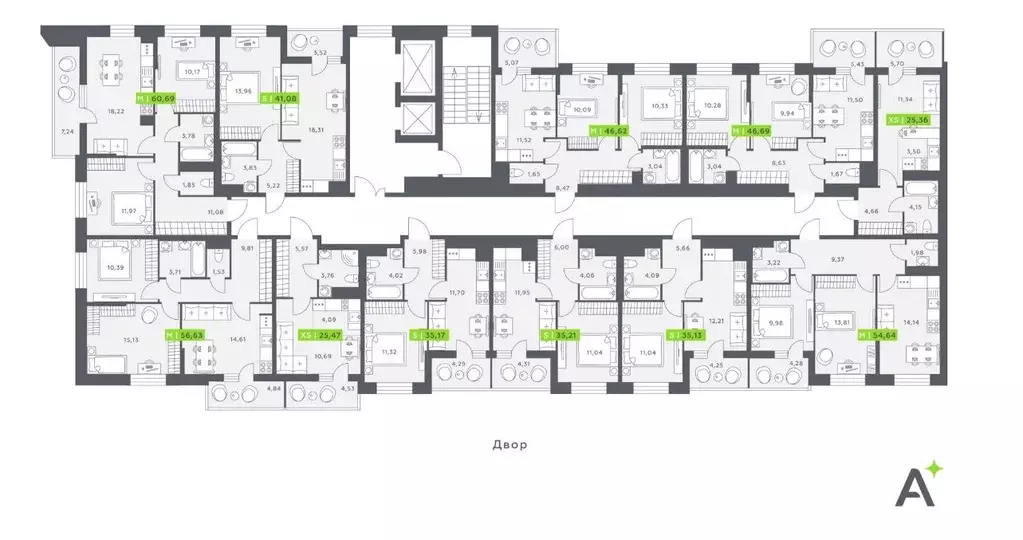 2-к кв. Ленинградская область, Всеволожский район, Заневское городское ... - Фото 2