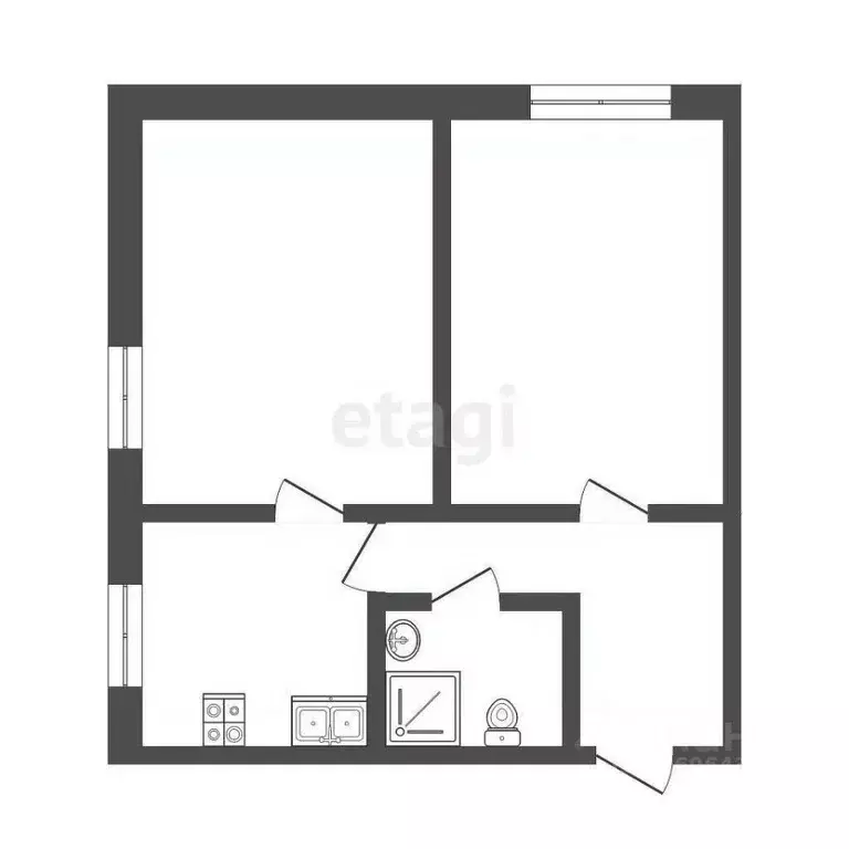 2-к кв. Москва ул. Головачева, 17 (34.4 м) - Фото 1