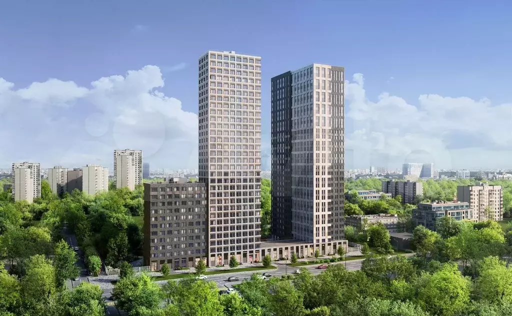 2-к. квартира, 54,5 м, 18/40 эт. - Фото 1