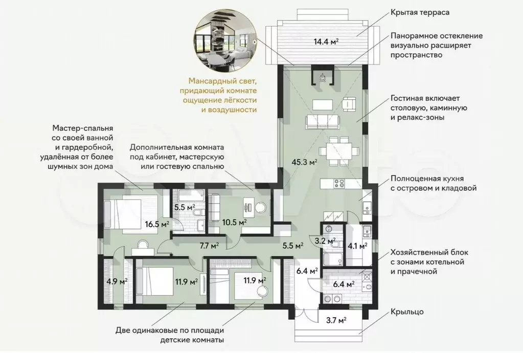 Дом 158 м на участке 10 сот. - Фото 0