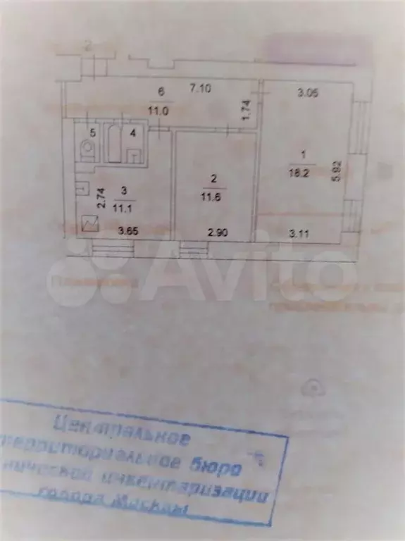 2-к. квартира, 56 м, 1/5 эт. - Фото 0