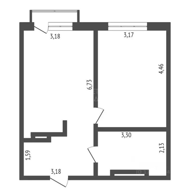 1-к кв. Тюменская область, Тюмень ул. Газовиков, 38 (44.0 м) - Фото 1