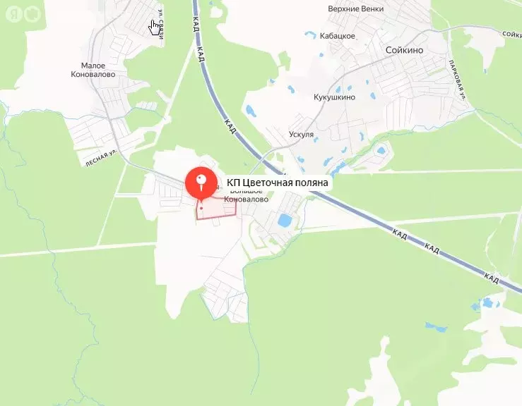 Участок в Пениковское сельское поселение, КП Цветочная поляна (7 м) - Фото 1