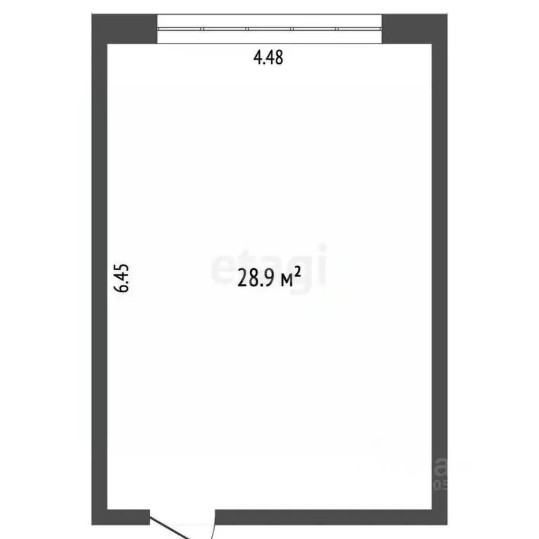 Студия Кемеровская область, Кемерово Ленинградский просп., 44 (28.9 м) - Фото 2