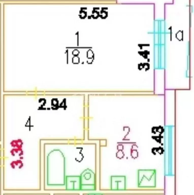 1-к кв. Москва Осенний бул., 20К1 (37.8 м) - Фото 0