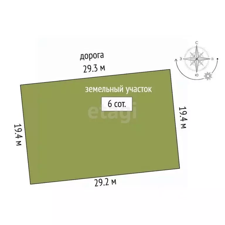 Участок в Крым, Симферополь Петровские Высоты кв-л,  (6.0 сот.) - Фото 1
