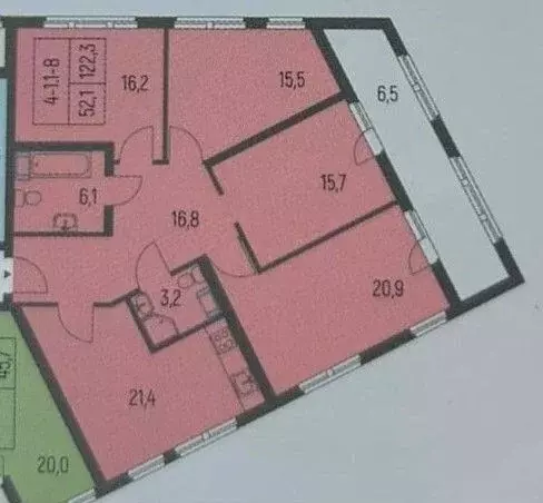 4-к кв. Санкт-Петербург бул. Измайловский, 4к2 (115.0 м) - Фото 0