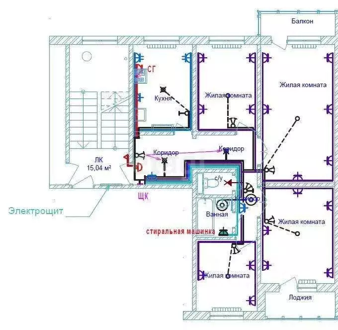 4-к кв. Белгородская область, Шебекино Железнодорожная ул. (73.9 м) - Фото 2