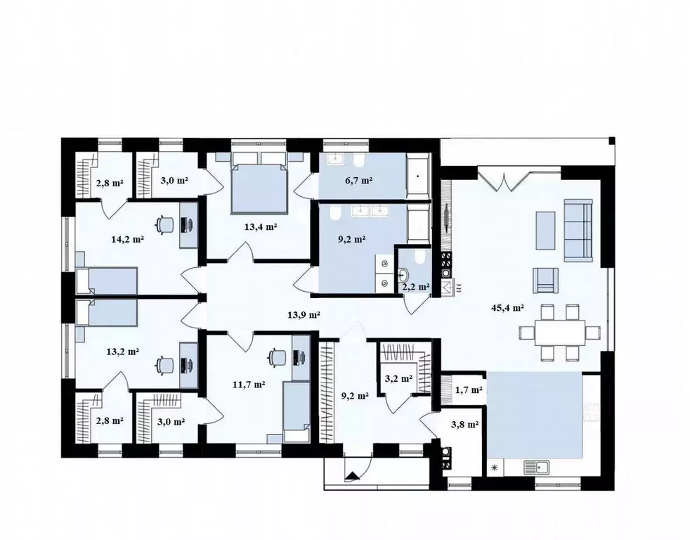 Коттедж в Ленинградская область, Ломоносовский район, Виллозское ... - Фото 2