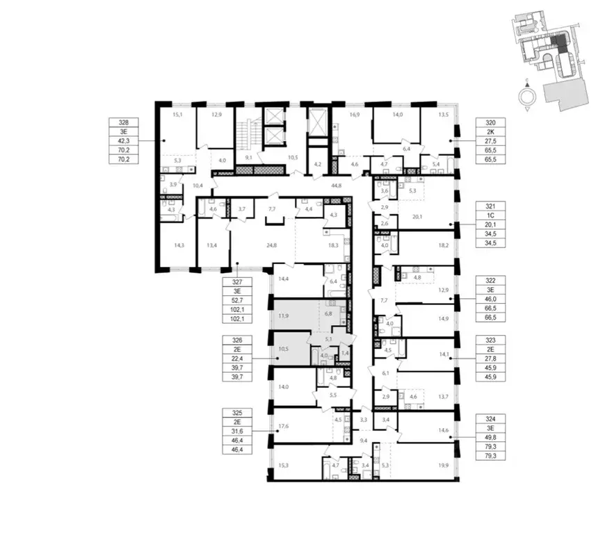 2-к кв. Москва Семеновский Парк 2 жилой комплекс (39.7 м) - Фото 1