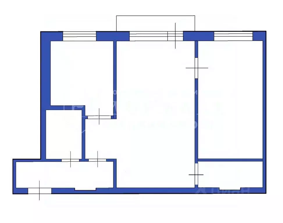 2-к кв. Кемеровская область, Кемерово ул. 9 Января, 6 (44.6 м) - Фото 2