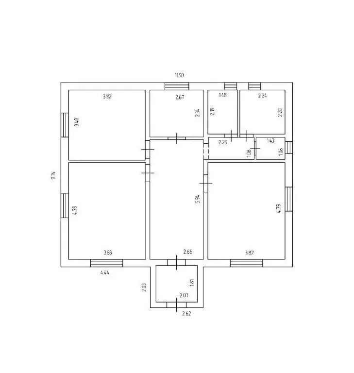 Дом в Заокский район, сельское поселение Страховское, деревня Темьянь, ... - Фото 2