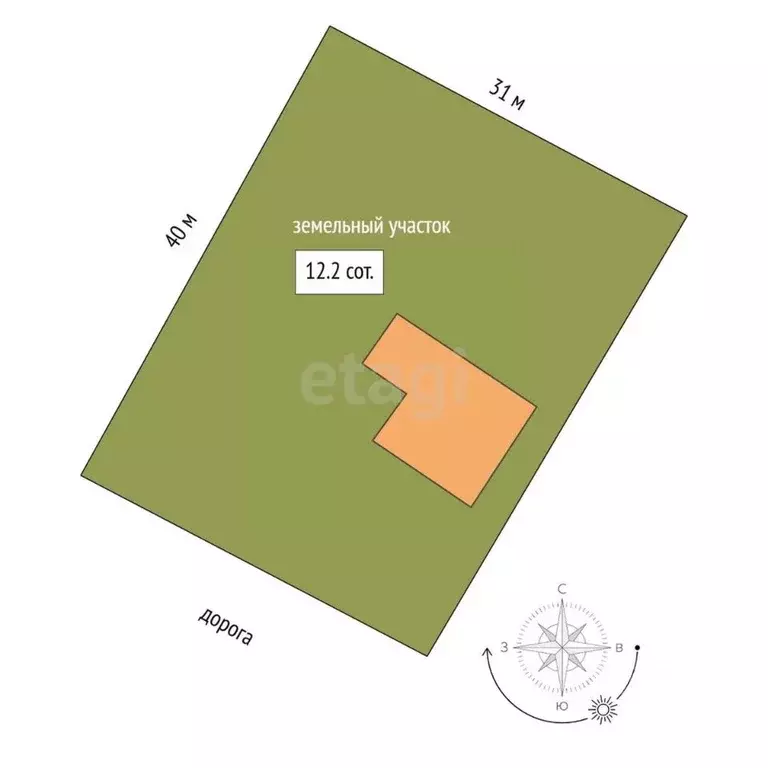 Дом в Челябинская область, Пласт Багинская ул., 9А (127 м) - Фото 1