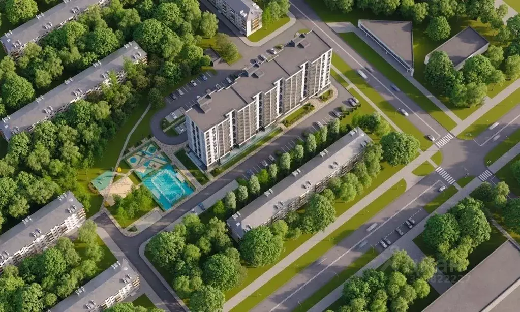 1-к кв. Калужская область, Обнинск ул. Мира, 2 (41.48 м) - Фото 2