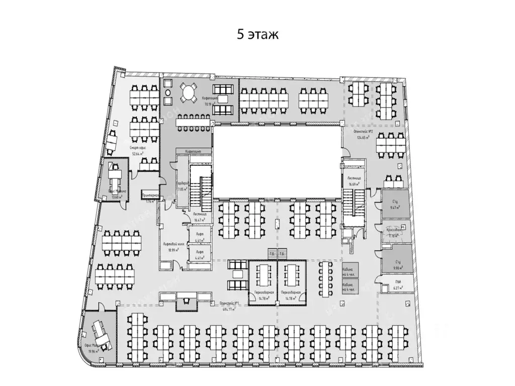 Офис в Санкт-Петербург пер. Щербаков, 17/3 (833 м) - Фото 2