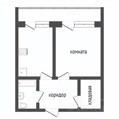1-к кв. Воронежская область, Воронеж ул. Антонова-Овсеенко, 31 (42.9 ... - Фото 2