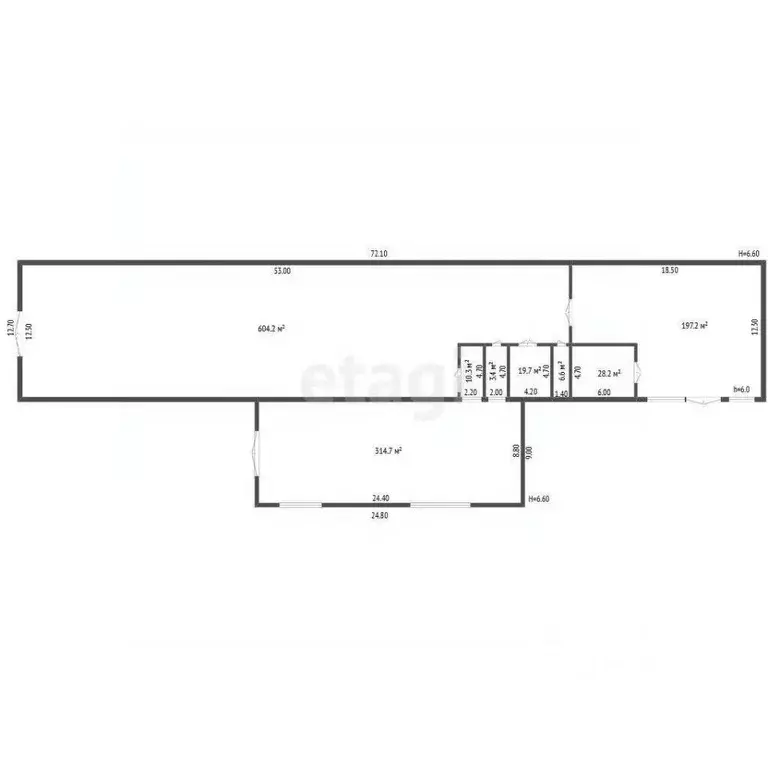 Склад в Ямало-Ненецкий АО, Новый Уренгой Железнодорожная ул., 90 (1079 ... - Фото 2